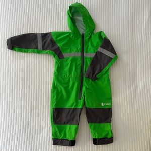Oakiest rain suit size 1 year